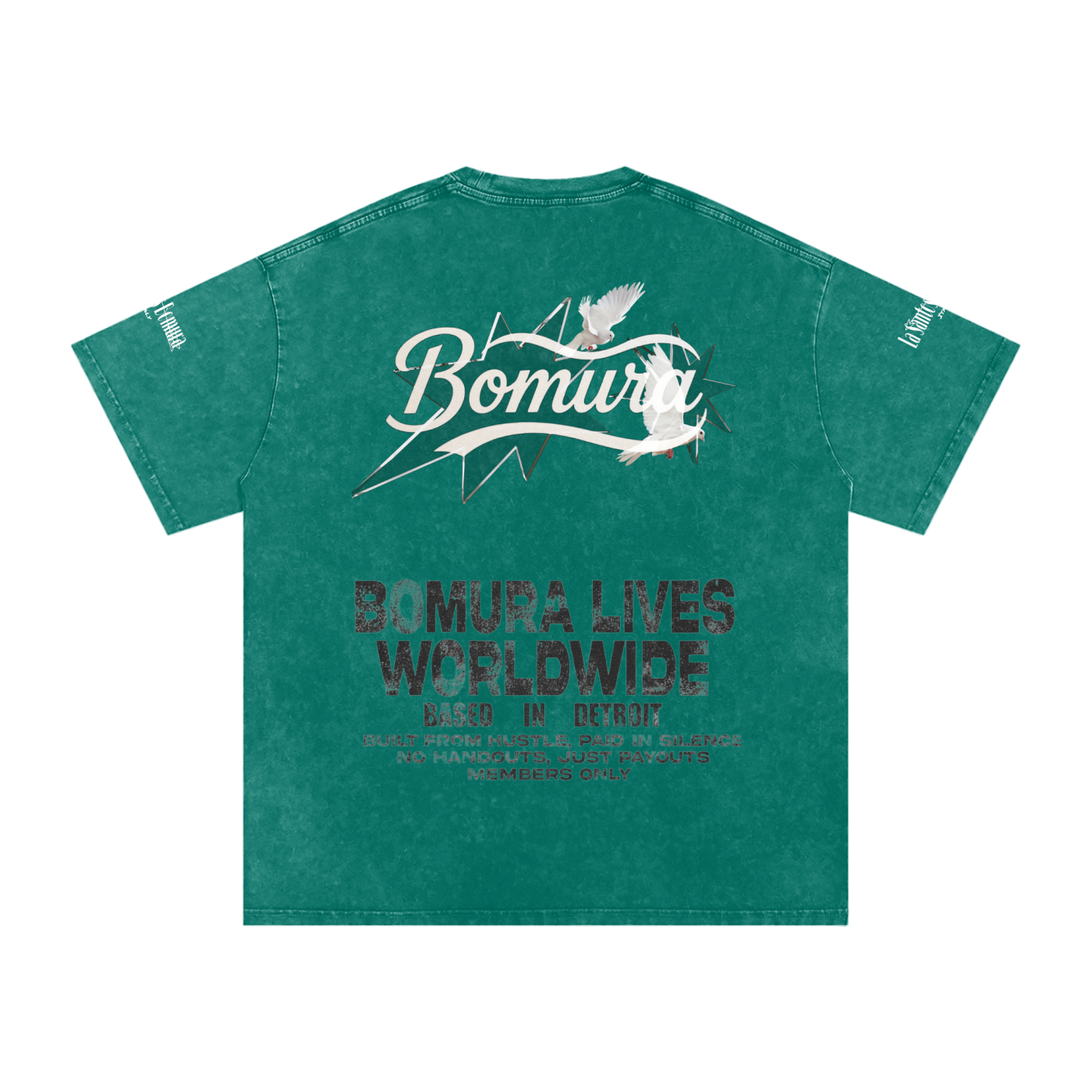 Bomura Lives SS'26 Washed Oversized Cotton T-Shirt