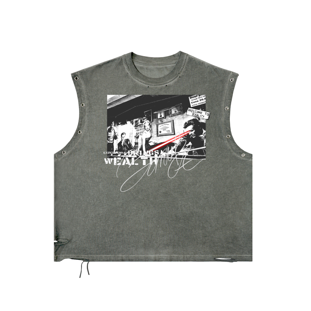 Bomura Welcome to Reality Distressed Tank