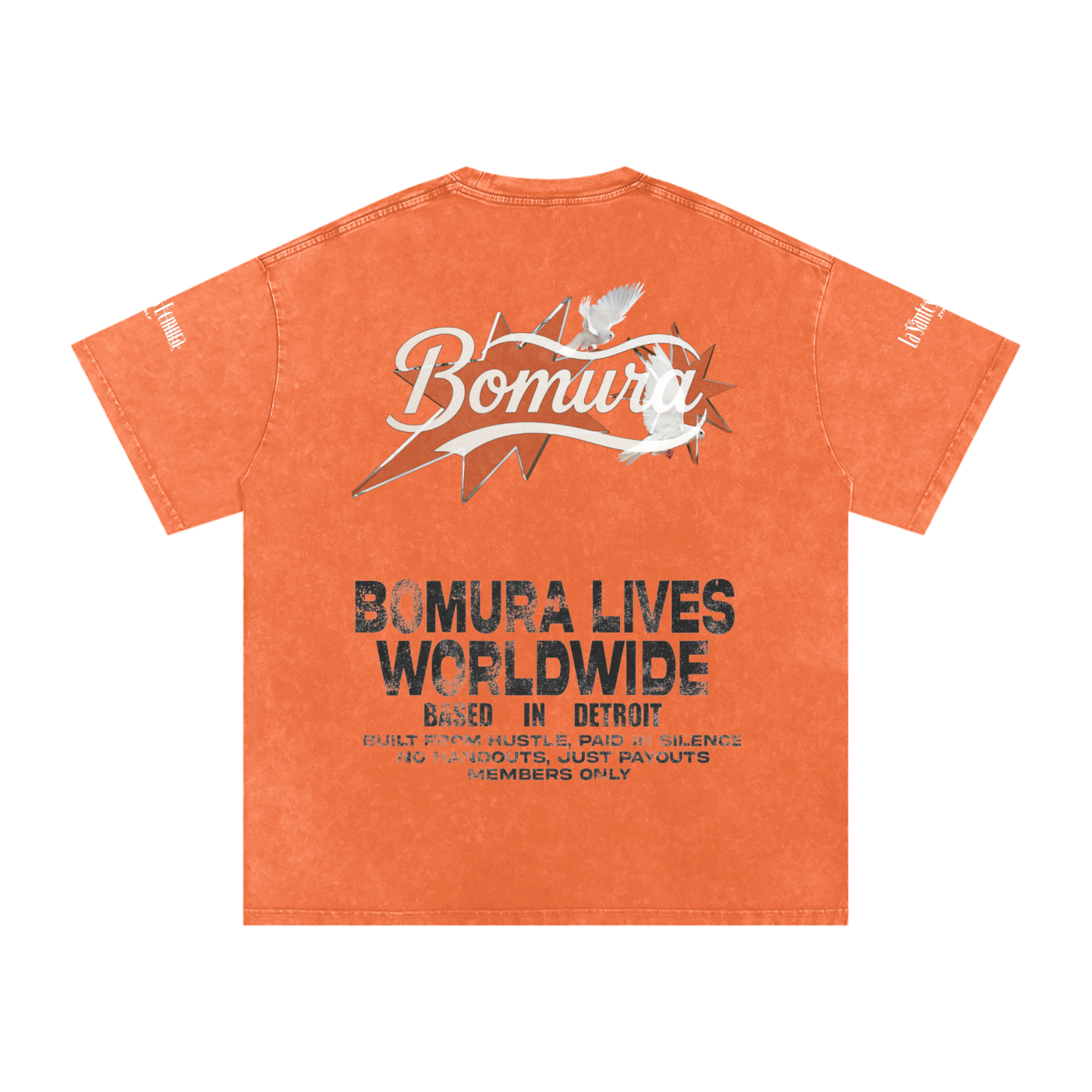 Bomura Lives SS'26 Washed Oversized Cotton T-Shirt