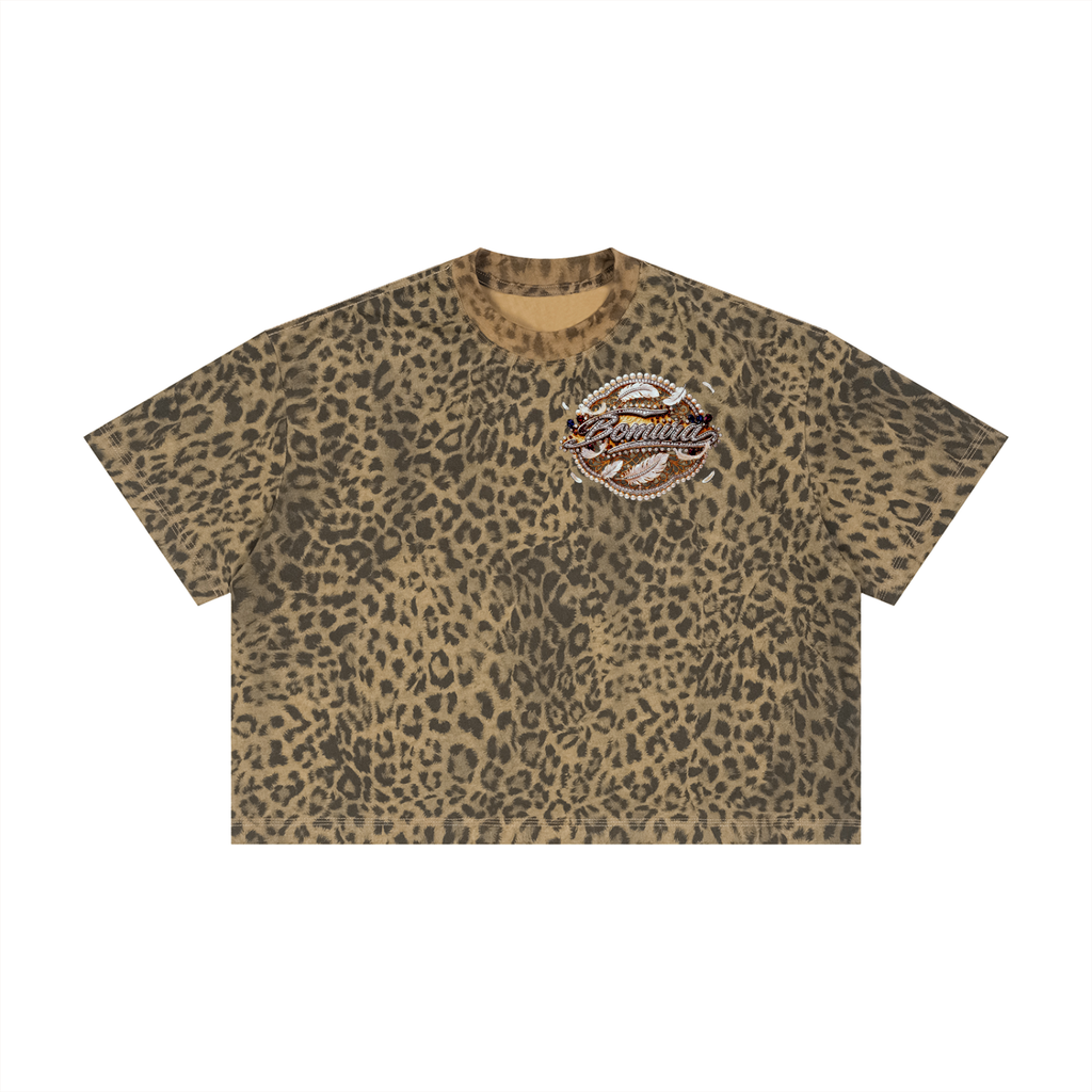 Wild Luxe Savana Leopardo Boxy Tee