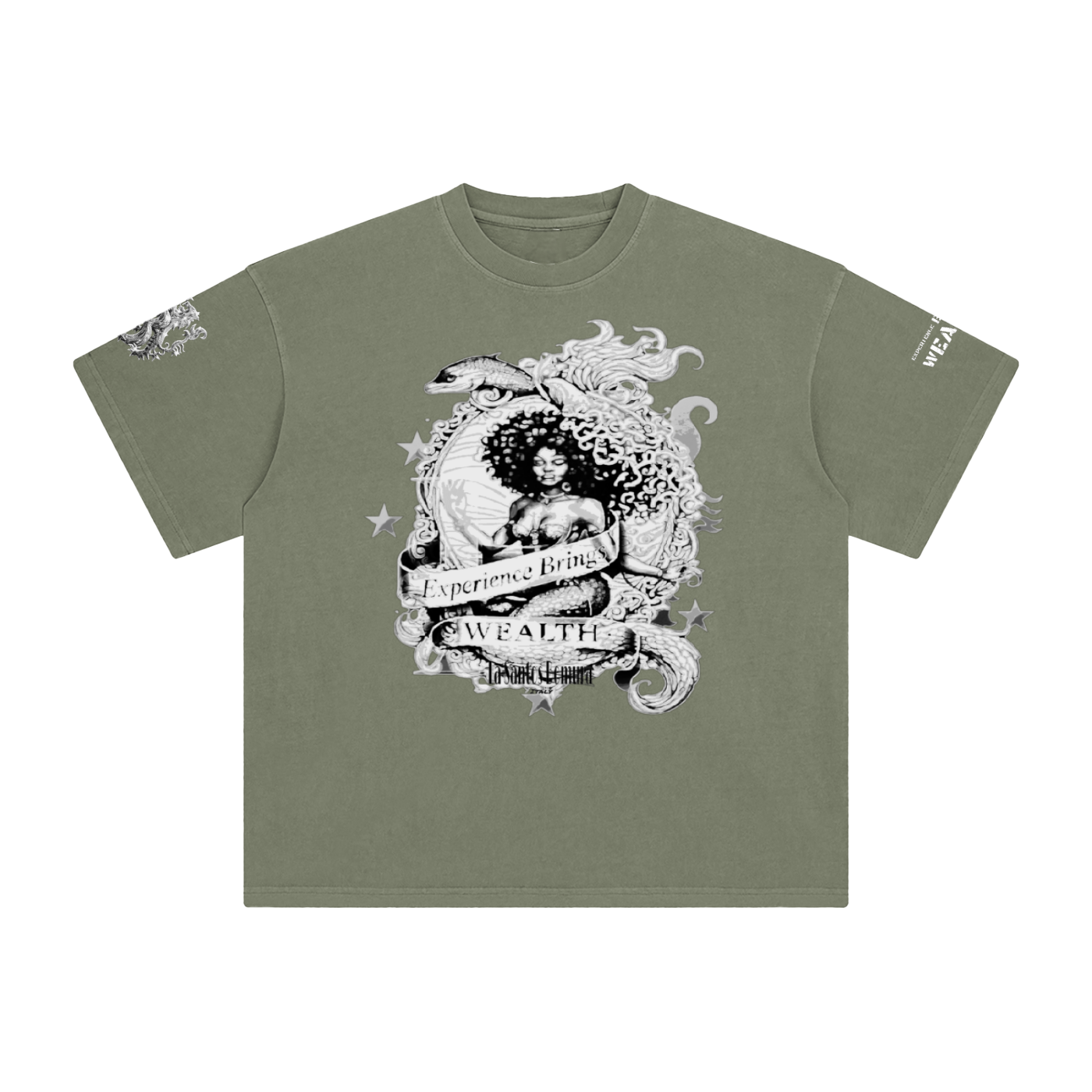 Enzyme Washed T-Shirt