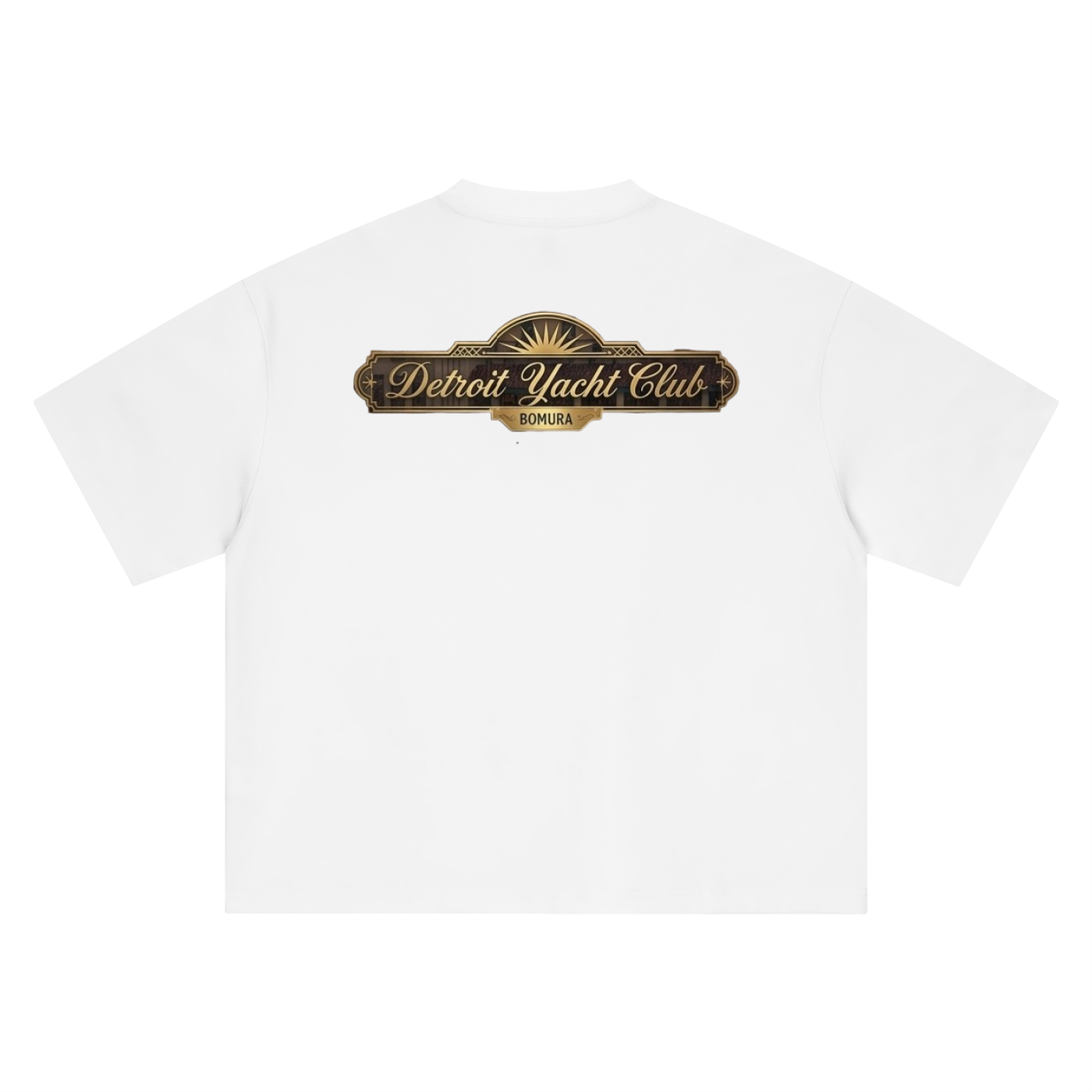 Detroit Yacht Club 1928 Oversized Tee by Bomura