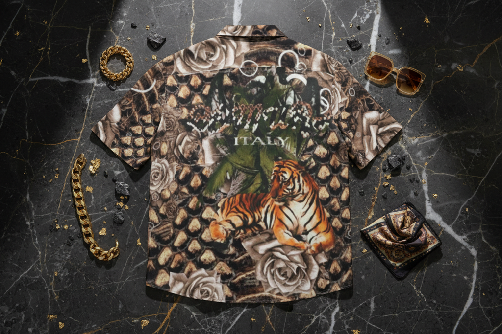 Dark Marble Flat Lay