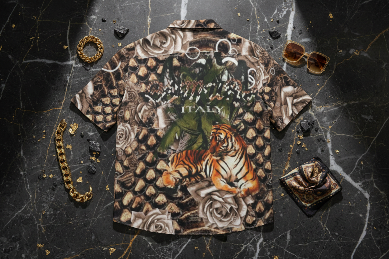 Dark Marble Flat Lay