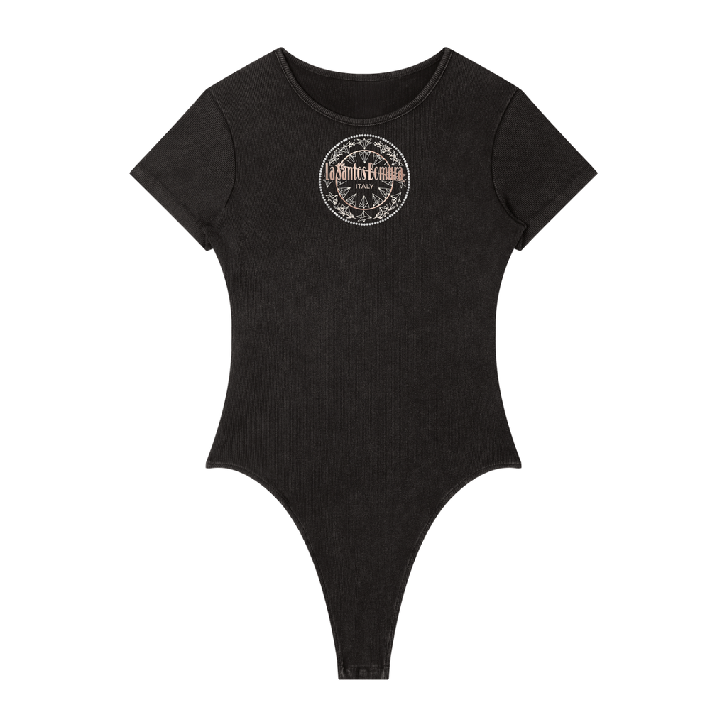 Bomura Mineral Wash Signature Crewneck Bodysuit