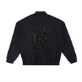 Bomura Noir Monogram Polo Sweatshirt