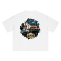 Detroit Yacht Club 1928 Oversized Tee by Bomura
