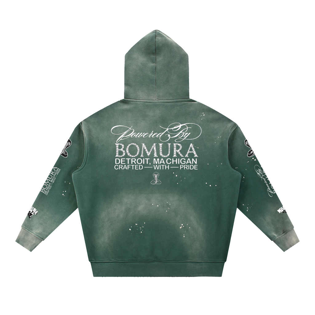 Bomura Vintage Via Vandetta Embellished Hoodie