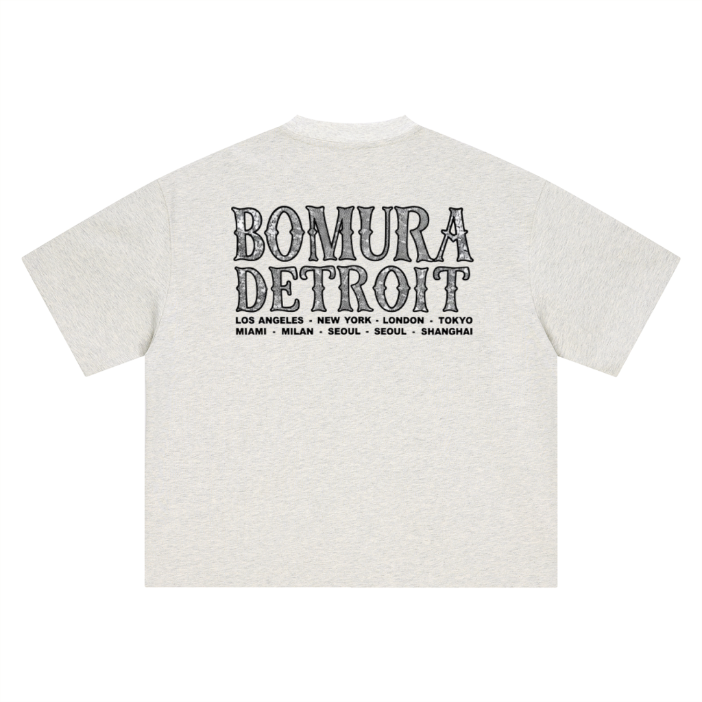 Detroit to the World Tee - Black Logo