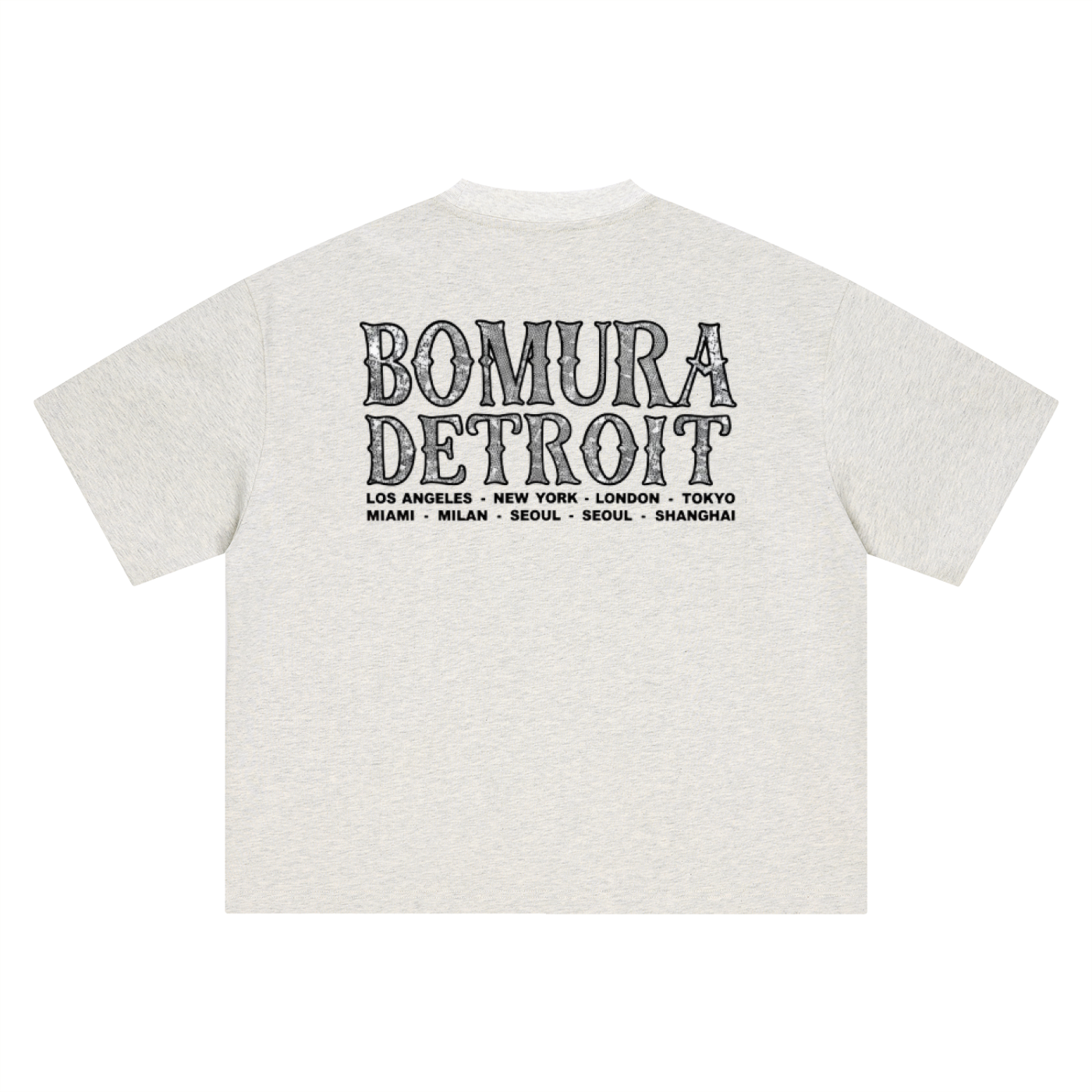 Detroit to the World Tee - Black Logo