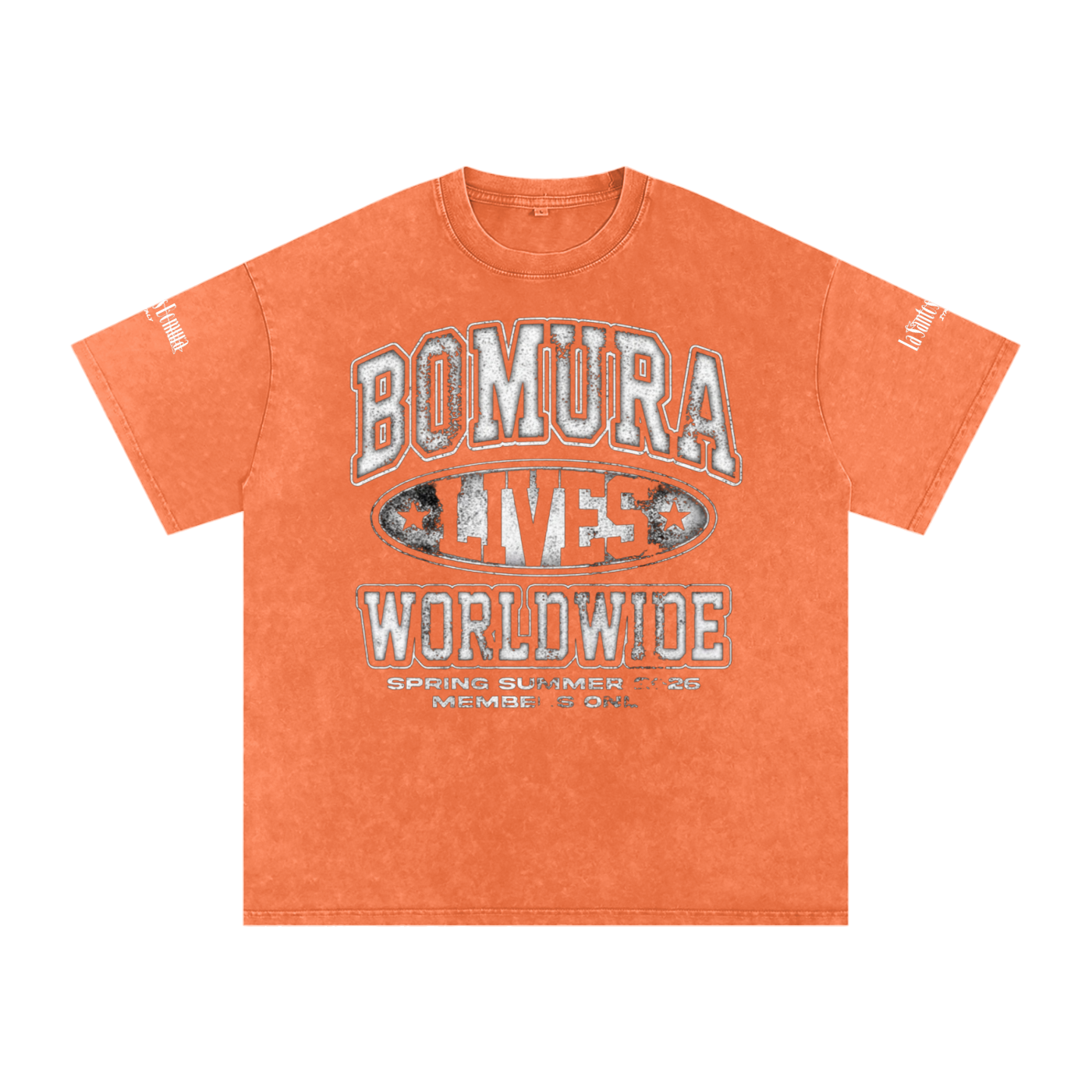 Bomura Lives SS'26 Washed Oversized Cotton T-Shirt