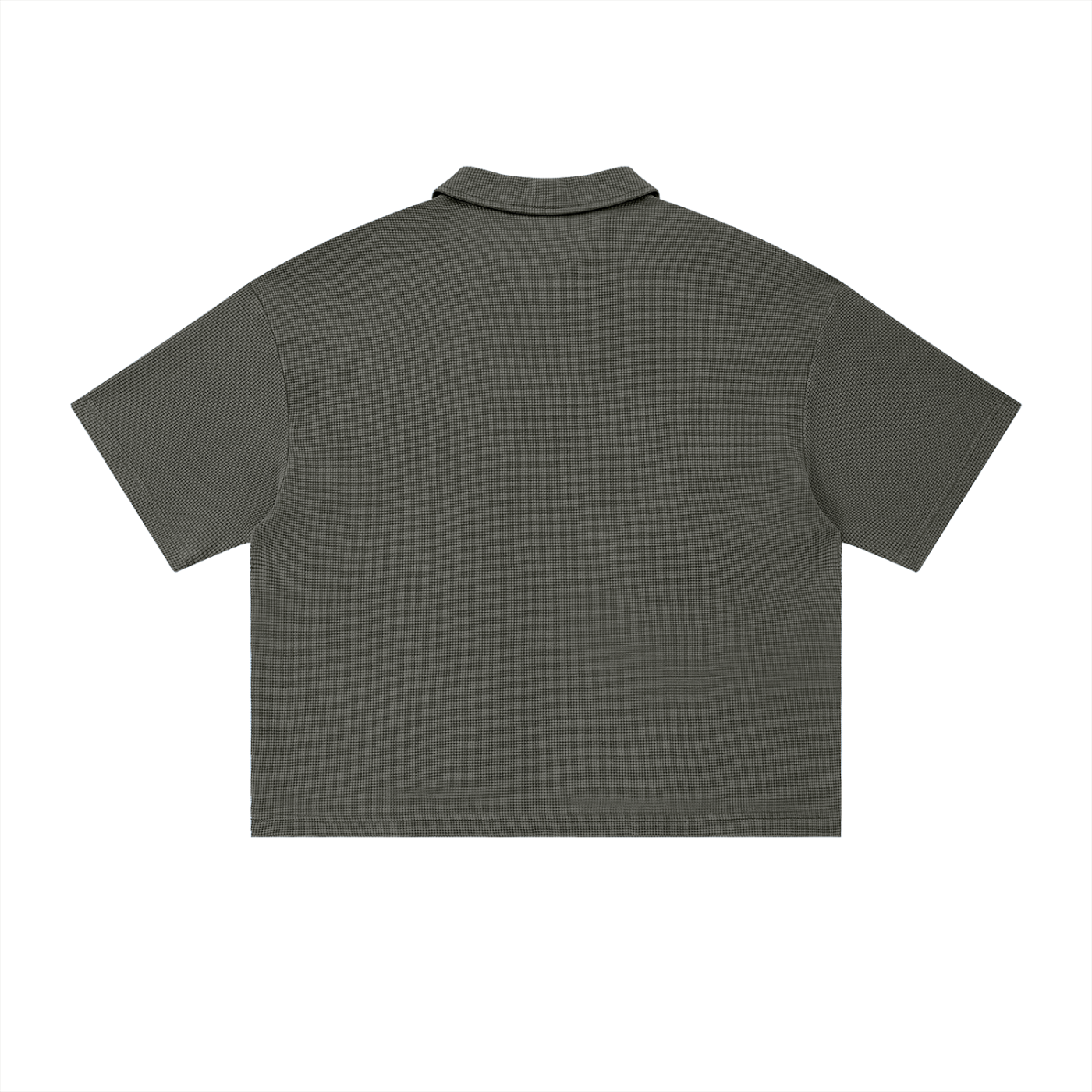 Bomura Heritage Waffle Boxy Polo