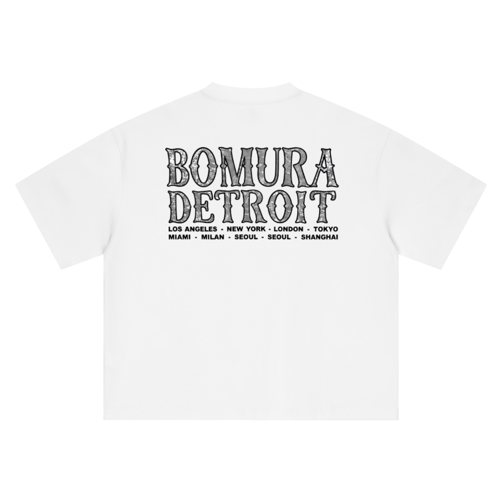 Detroit to the World Tee - Black Logo