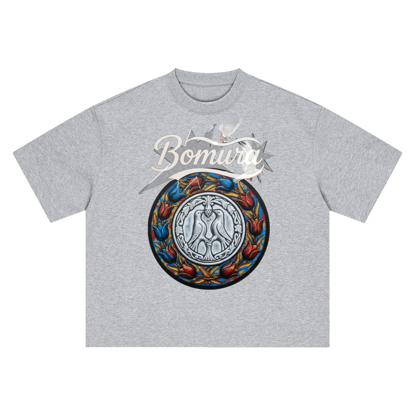 Bomura Floral Medallion Tee