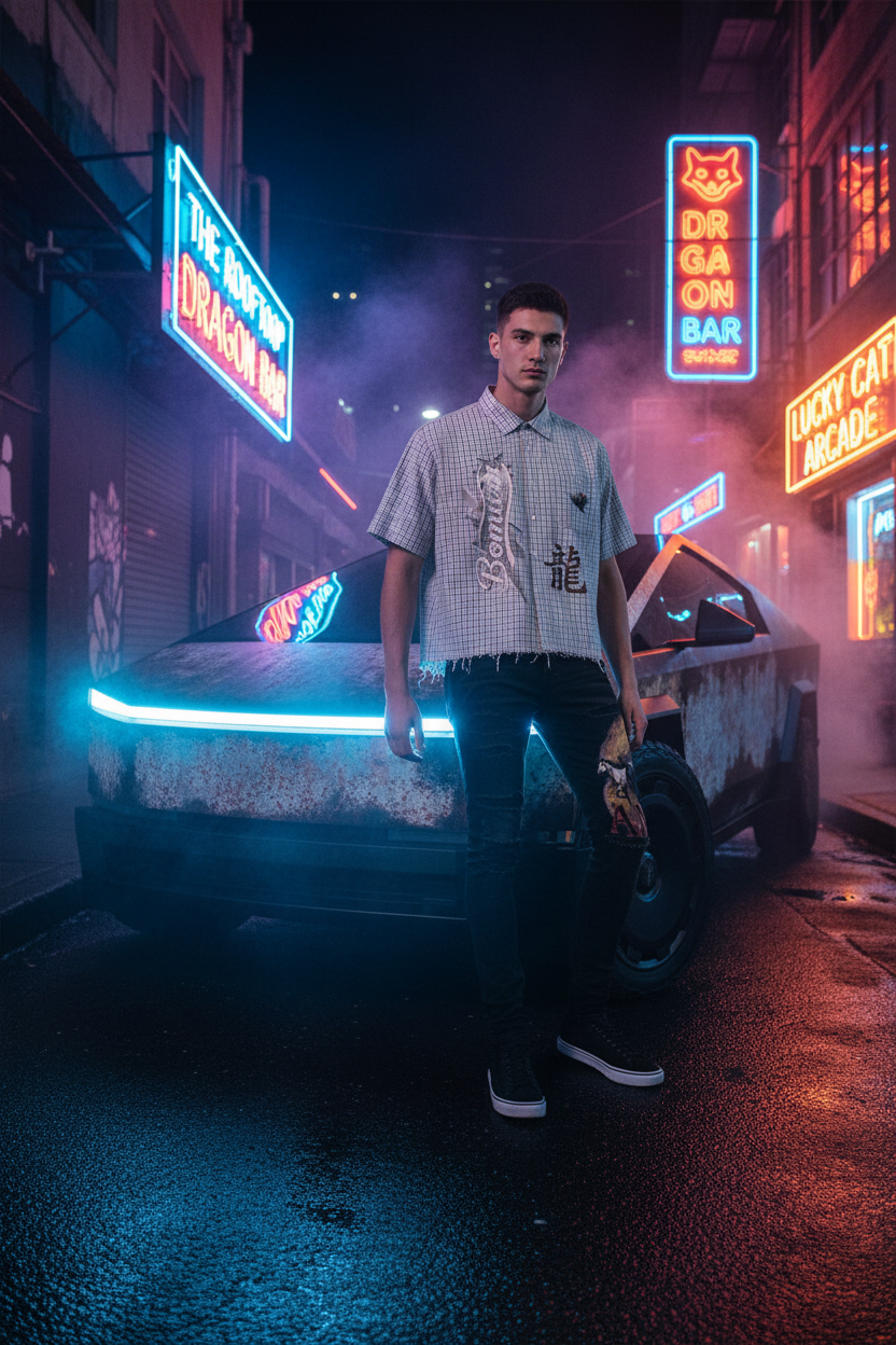 Fashion Model - Night Urban