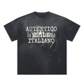 Autentico Italiano Scultura Distressed Sunfade Tee