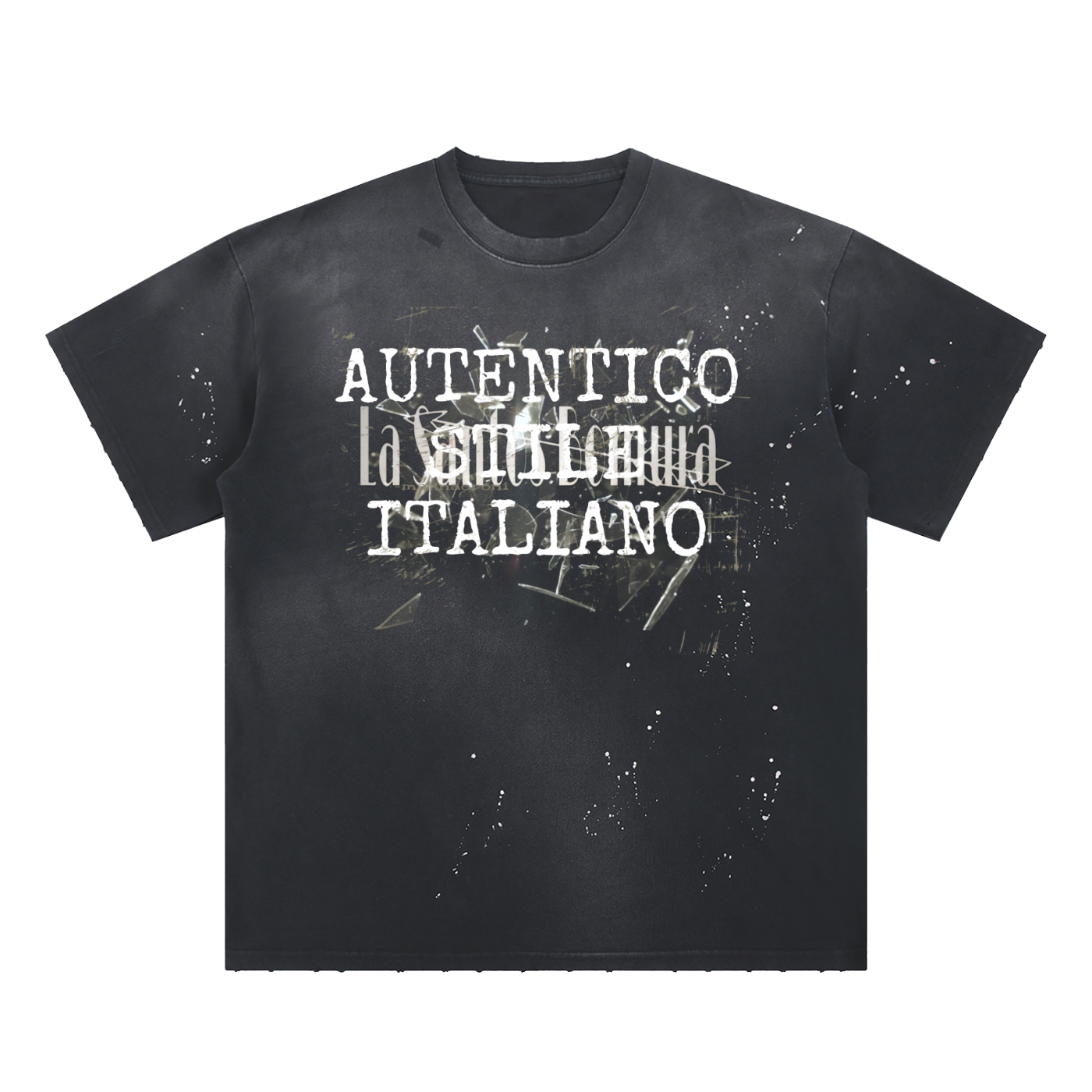 Autentico Italiano Scultura Distressed Sunfade Tee