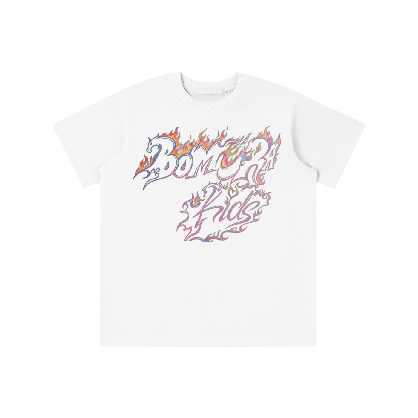 Bomura Kids Iridescent Flame Tee