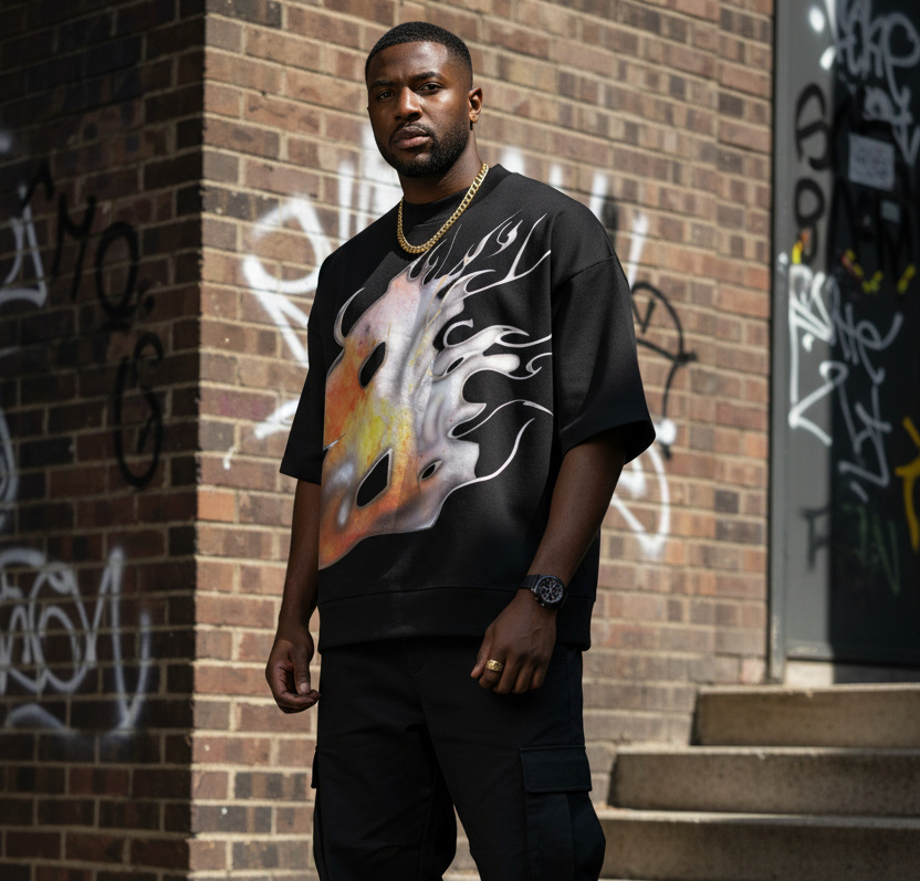 Fight For Glory Tee x Timberlands - Male Editorial