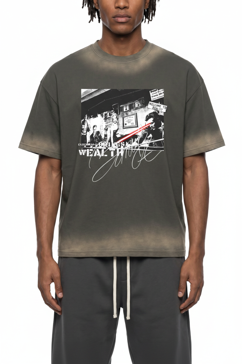 Graphic Tee on Model