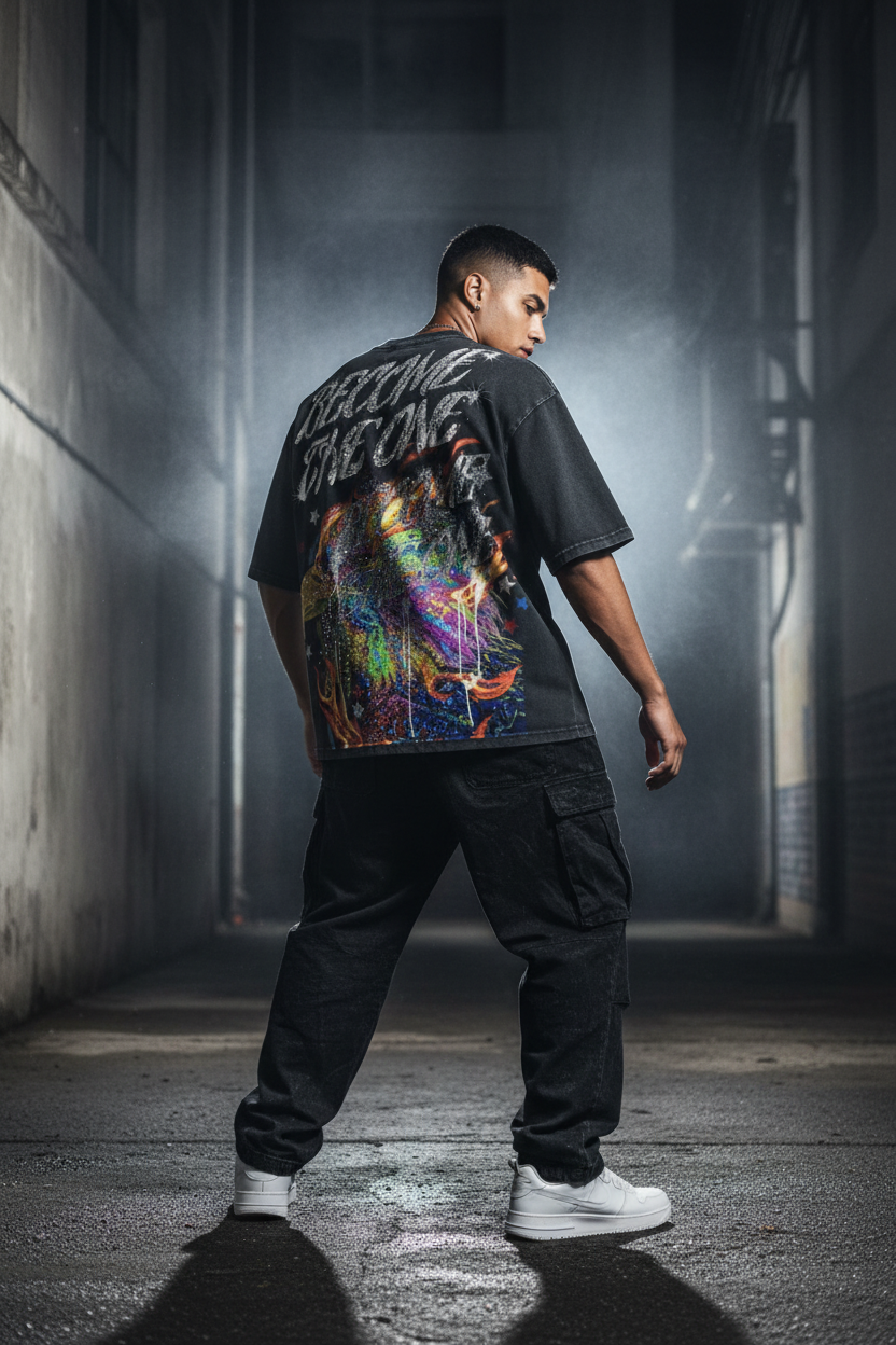 Guana Eagle Fallout Tee — Back