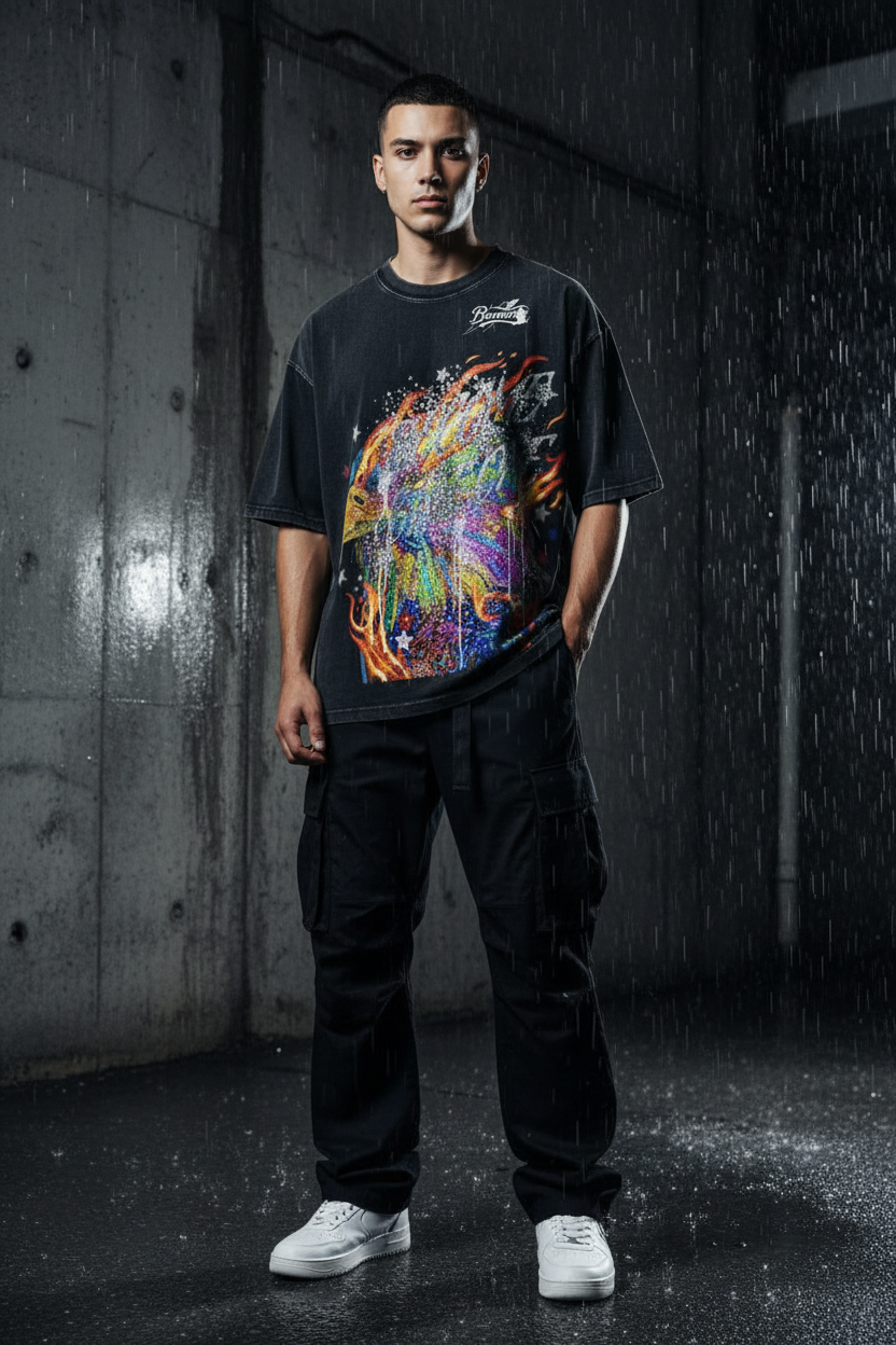 Guana Eagle Fallout Tee — Front