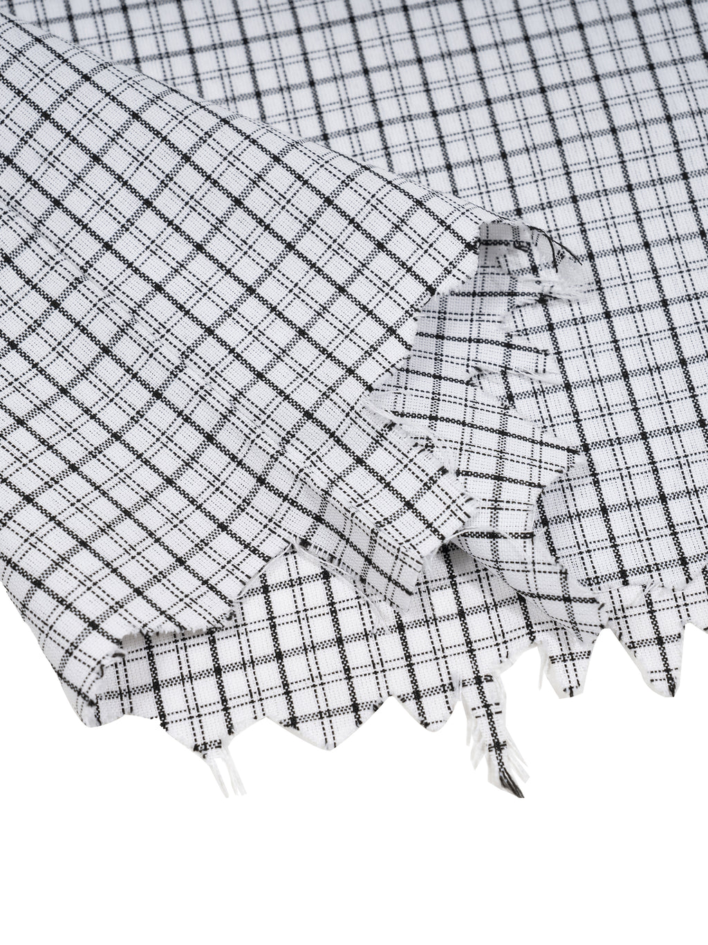 Bomura Edition Huida Distressed Plaid Box Shirt