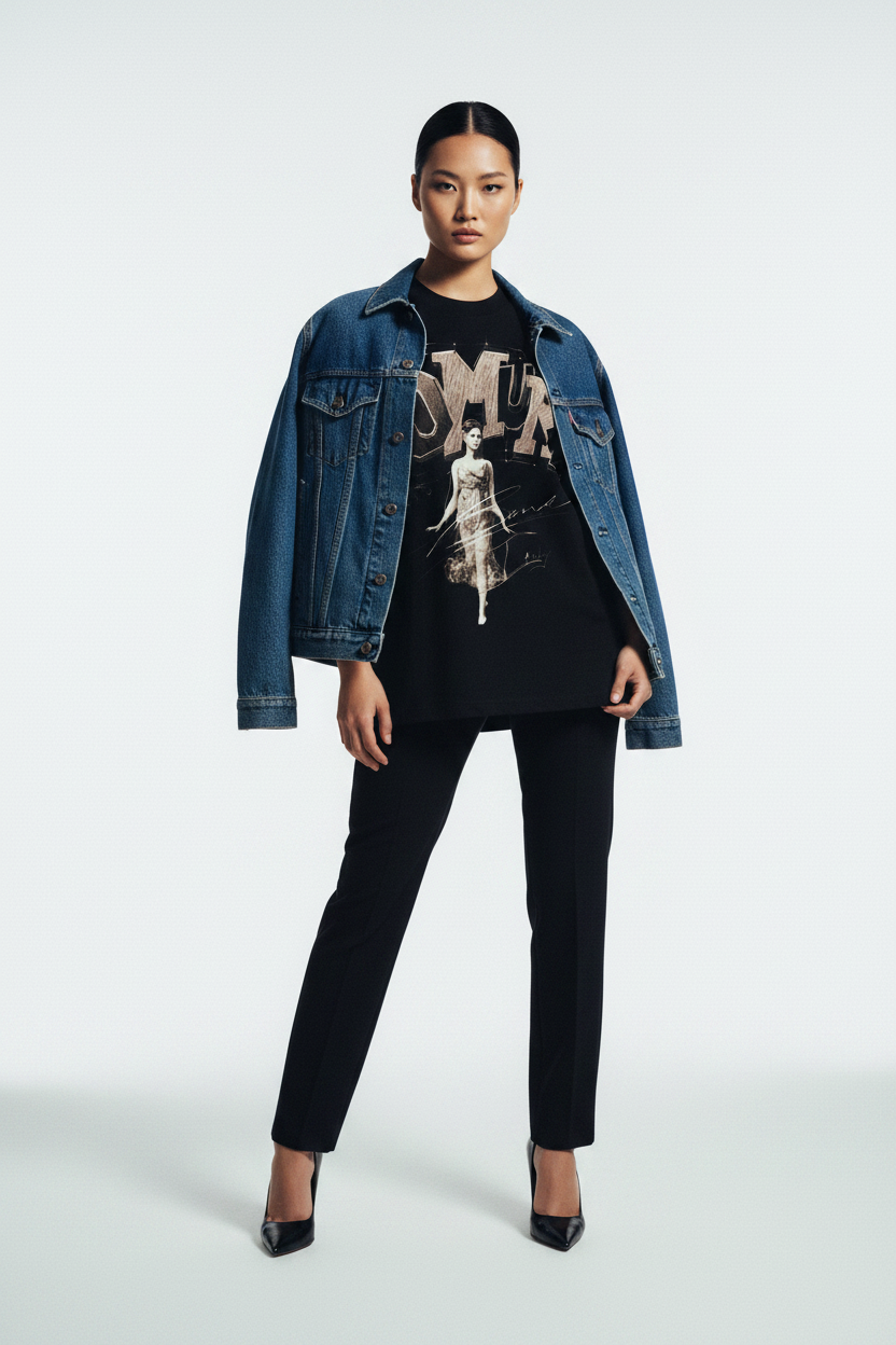 La Femme Vintage Arch Tee — Editorial