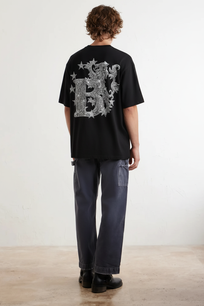 LaSantos Bomura Crystal Crest Tee Back View