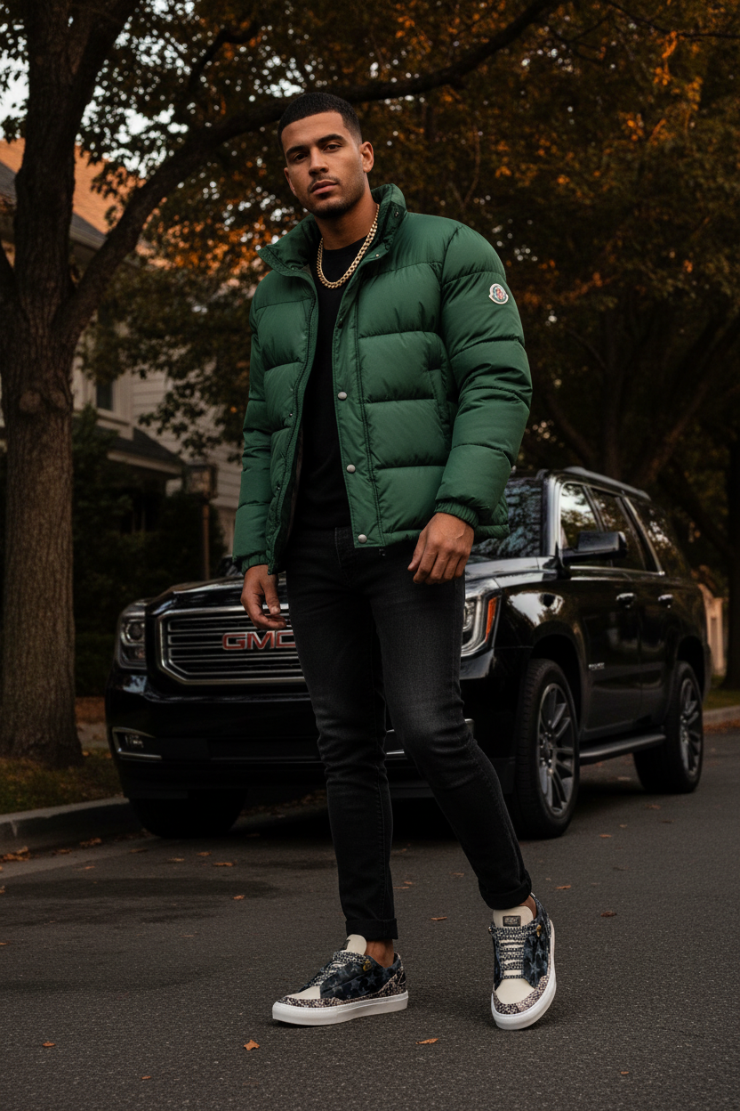 LSB Guana Salvadore - Green Moncler x Tahoe Editorial