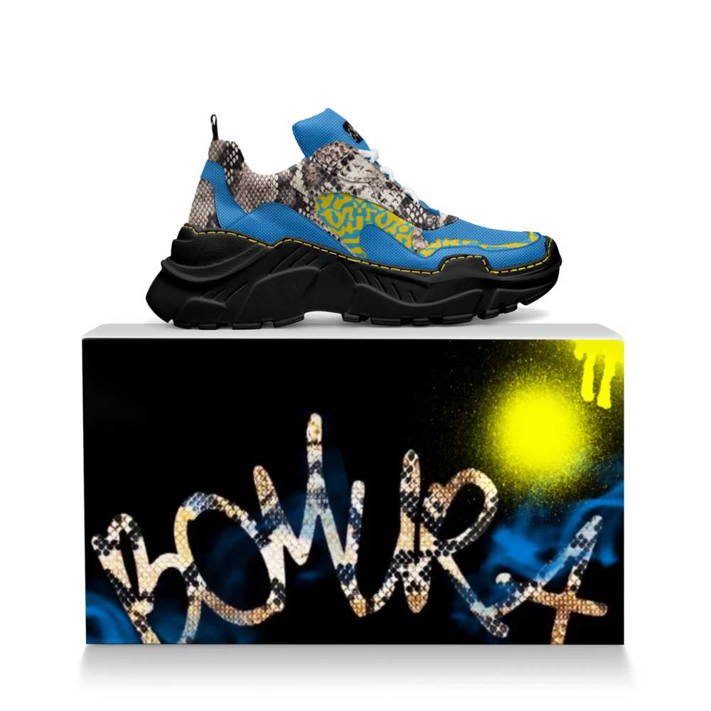 LSB HEMME BLU Sculpture sport sneaker