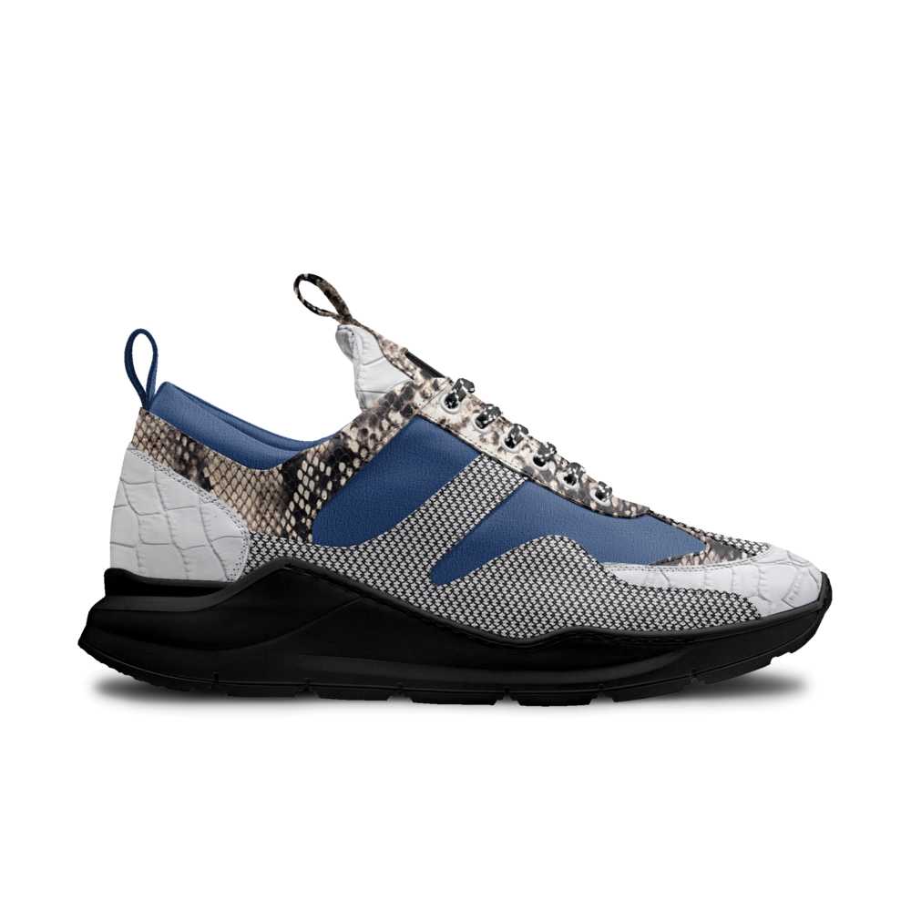 LSB LT Racer Blu — Handcrafted Italian Designer Runner