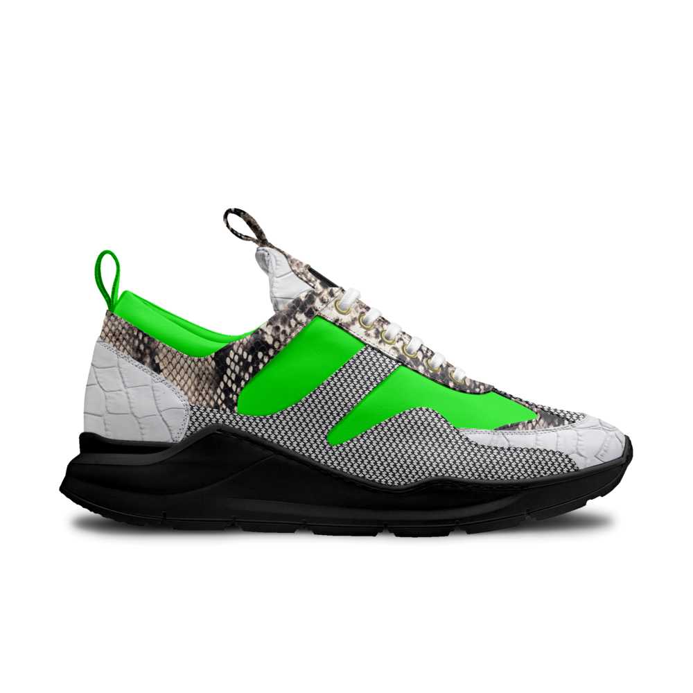 LSB LT Racer Green — Handcrafted Italian Designer Runner