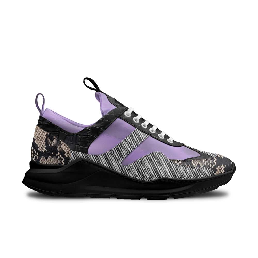 LSB LT Racer Jaded Lilac — Handcrafted Italian Designer Runner