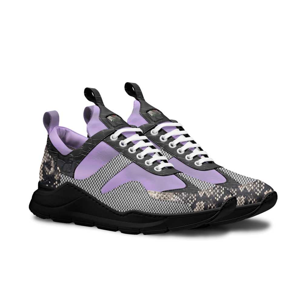 LSB LT Racer Jaded Lilac — Handcrafted Italian Designer Runner