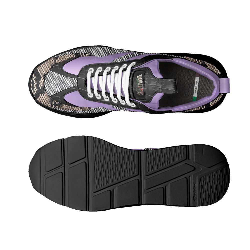 LSB LT Racer Jaded Lilac — Handcrafted Italian Designer Runner