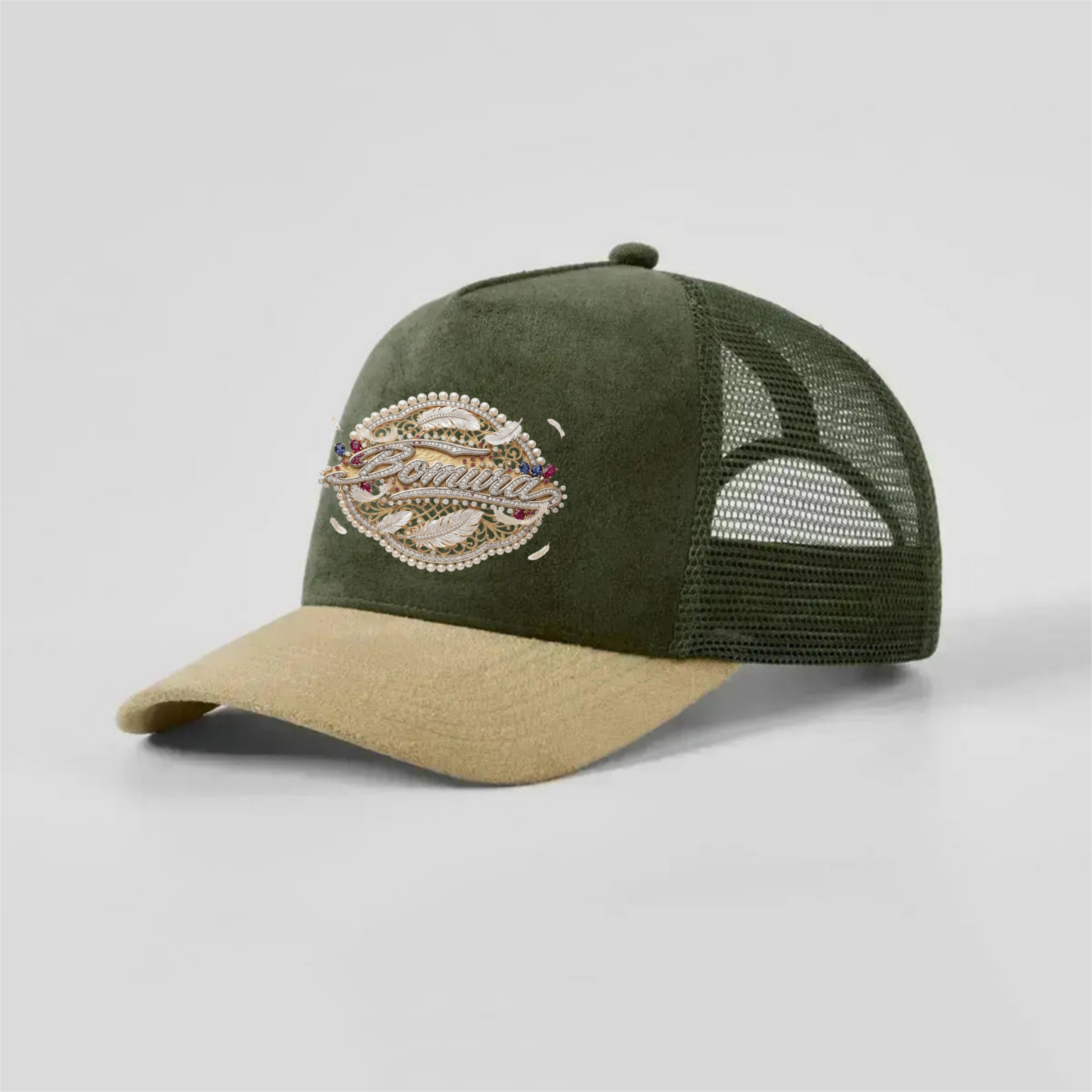 Bomura Crown Trucker Cap