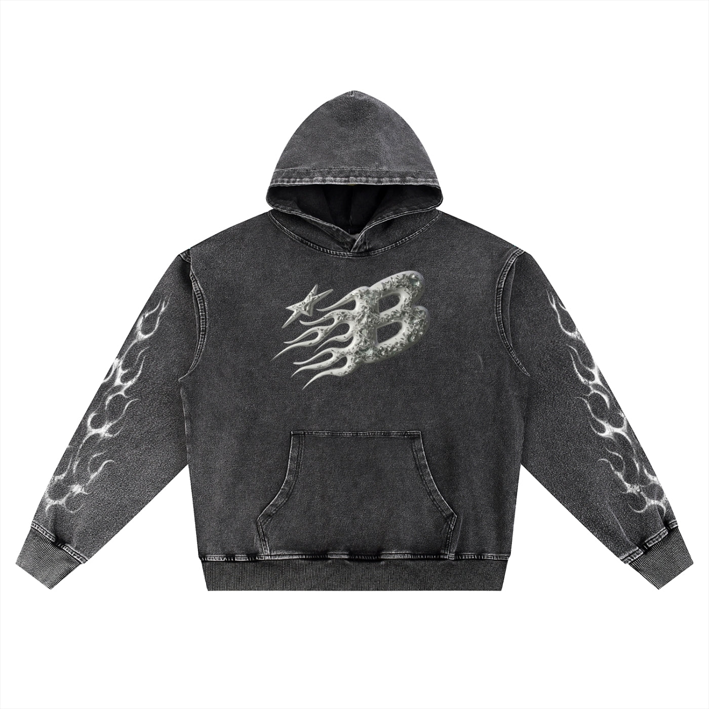 Bomura Blaze Comet Washed Hoodie