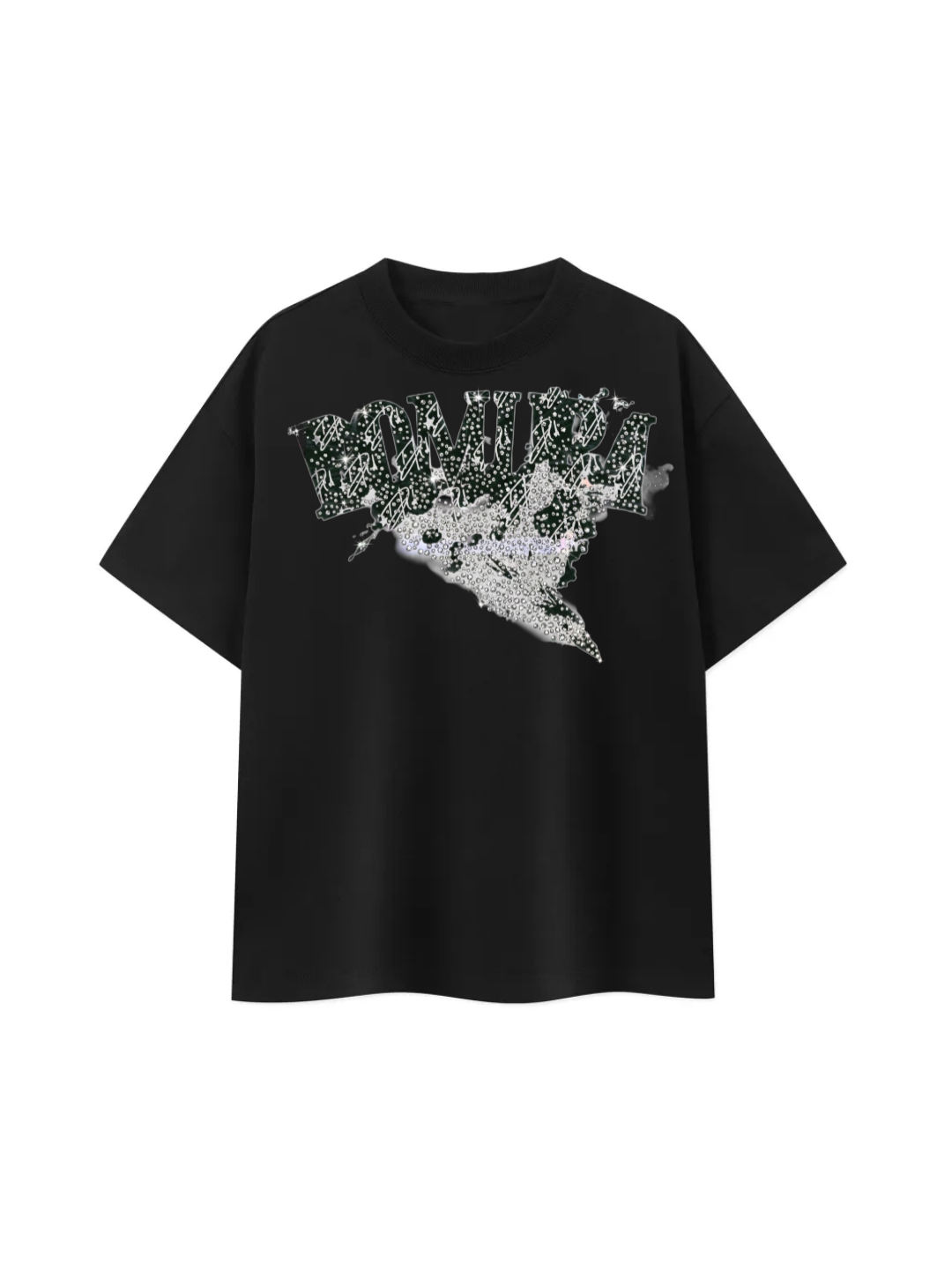Bomura Via Vendetta Signature Diamond Studded Tee