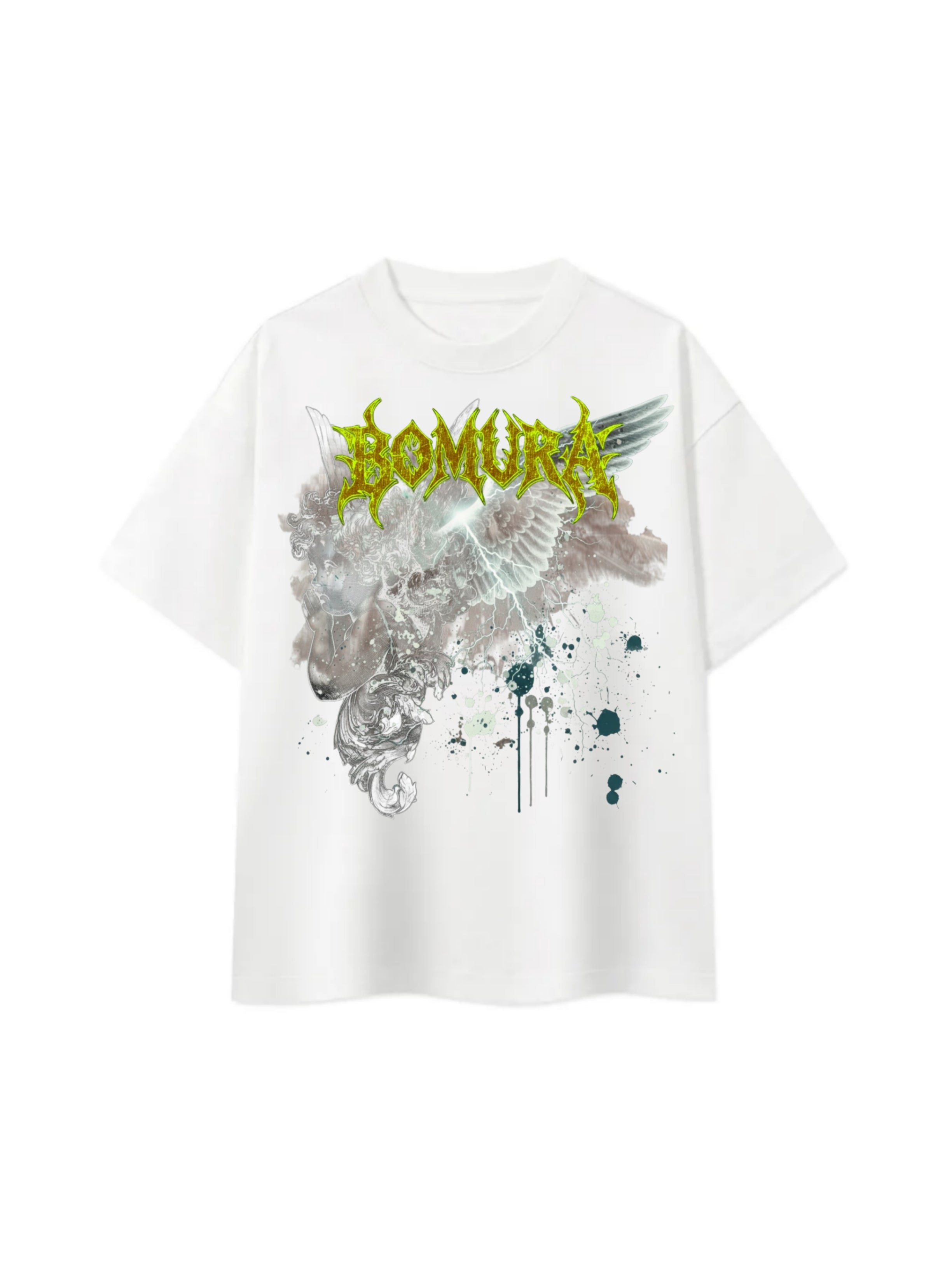 Bomura FALLEN GRACE BAROQUE STORM Oversized Tee