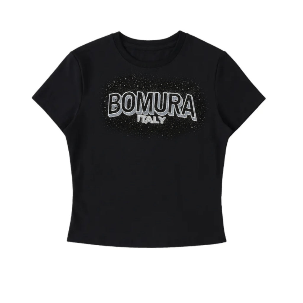 Bomura Italy Nebula Diamond Crystal Tee
