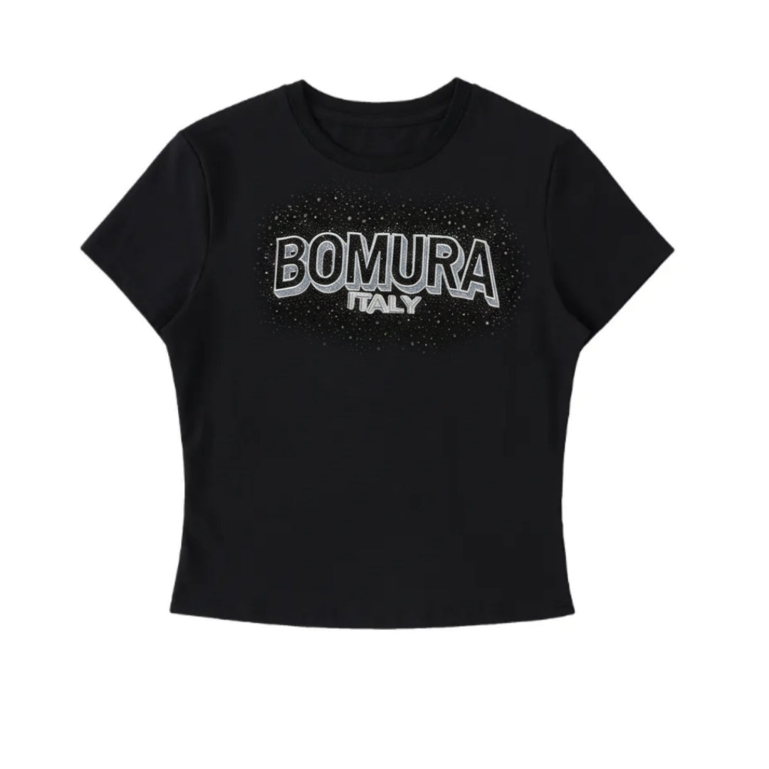 Bomura Italy Nebula Diamond Crystal Tee