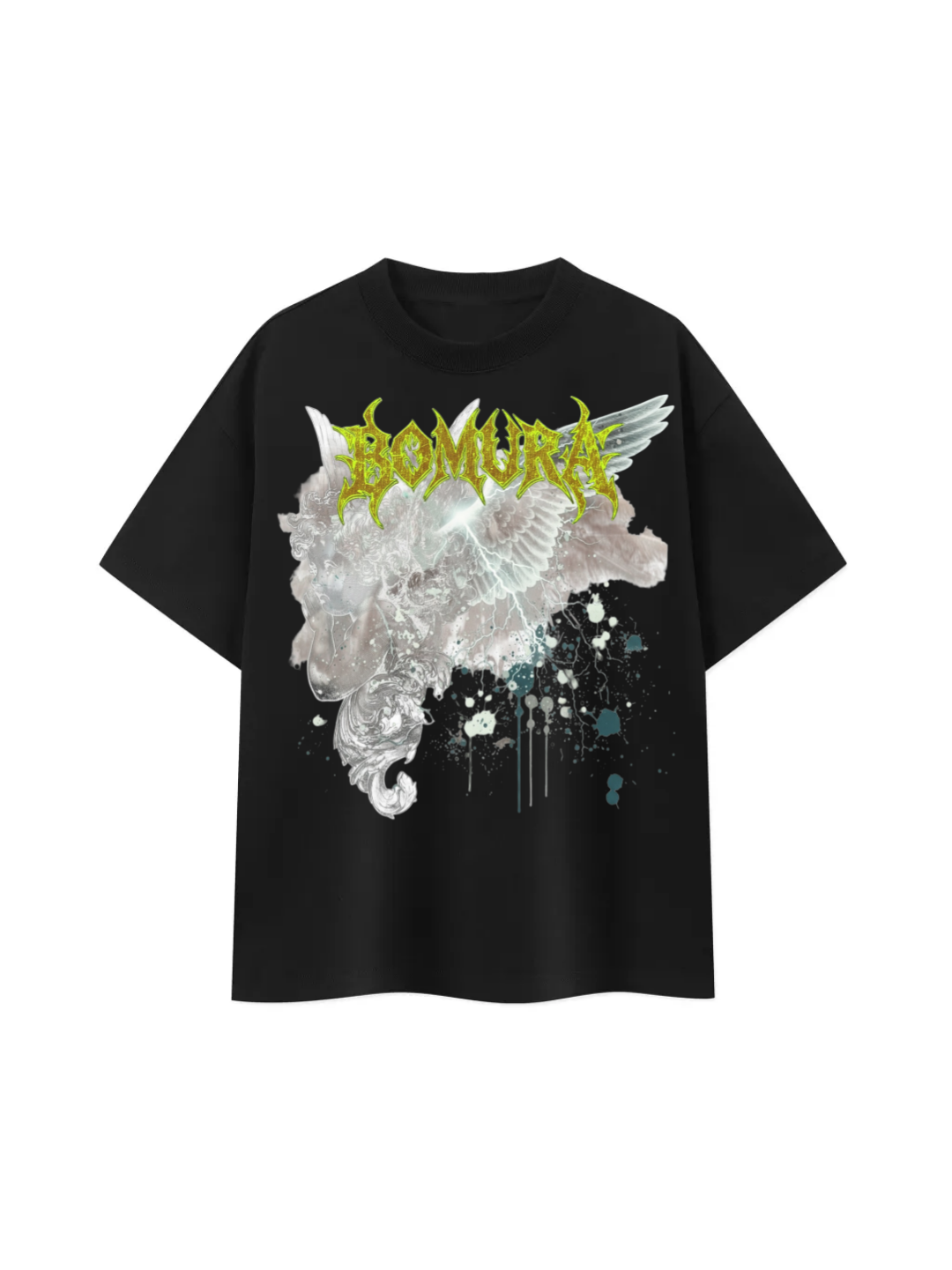 Bomura FALLEN GRACE BAROQUE STORM Oversized Tee