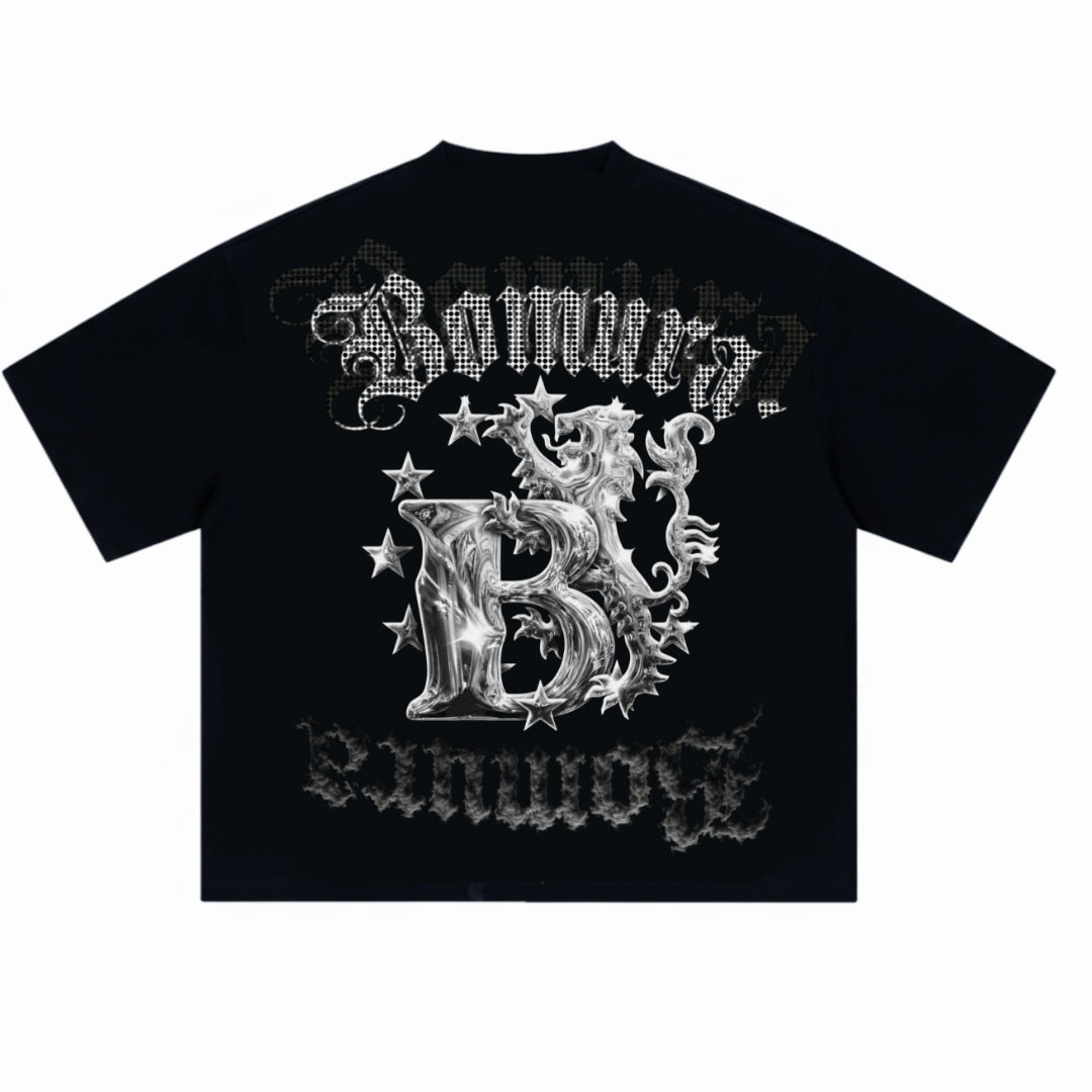 Bomura "Detroit City Chrome Crest" Oversized Tee