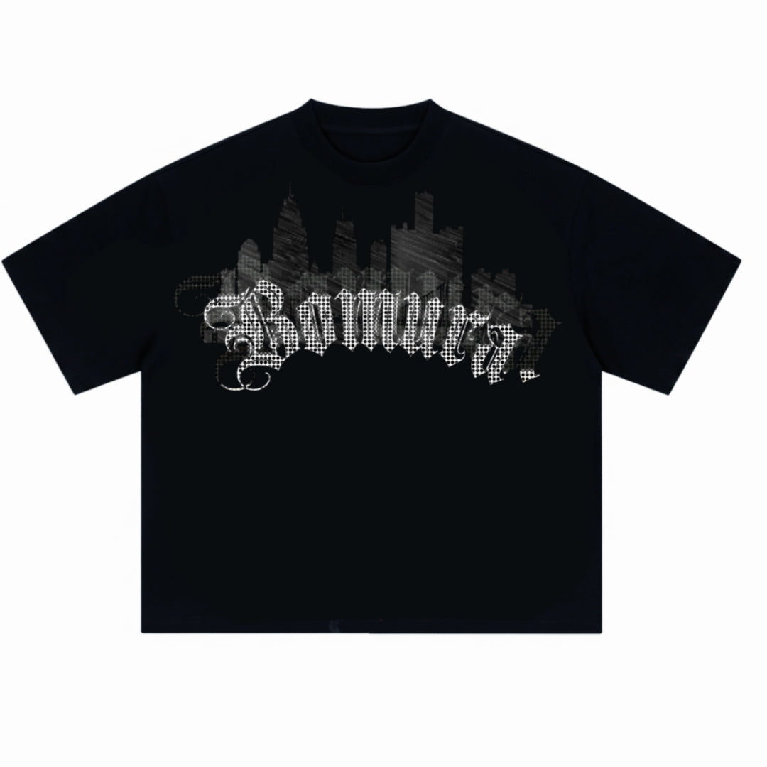 Bomura "Detroit City Chrome Crest" Oversized Tee