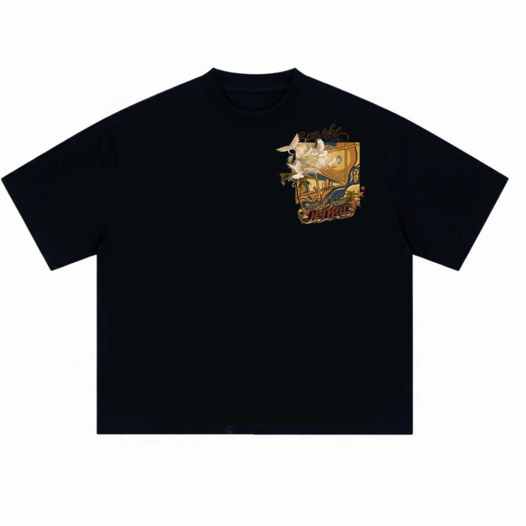 Doves Over Detroit Belle Isle Tee