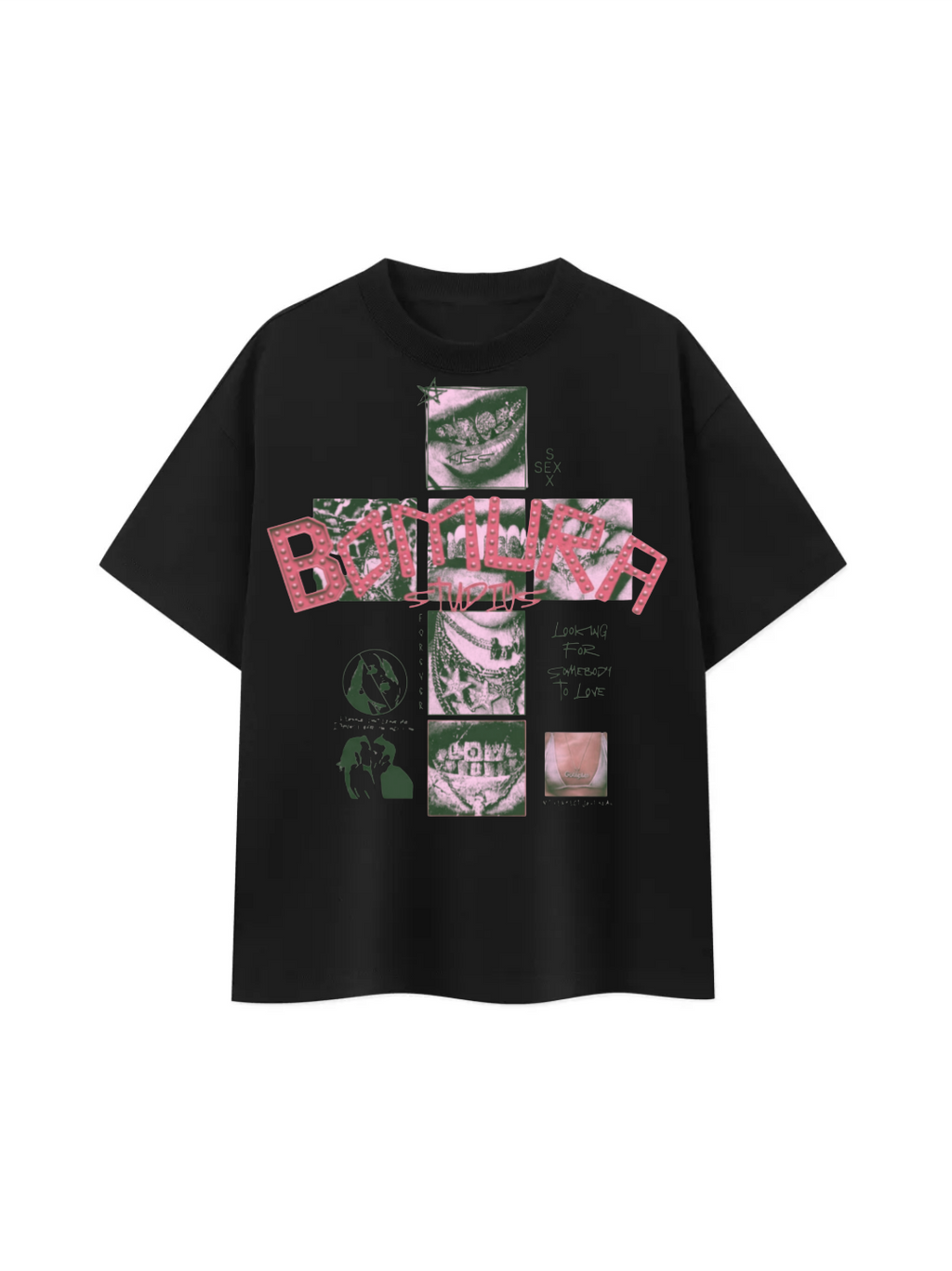 Bomura LOWLIFE SAINT "SOMEBODY TO LOVE" Oversized Tee