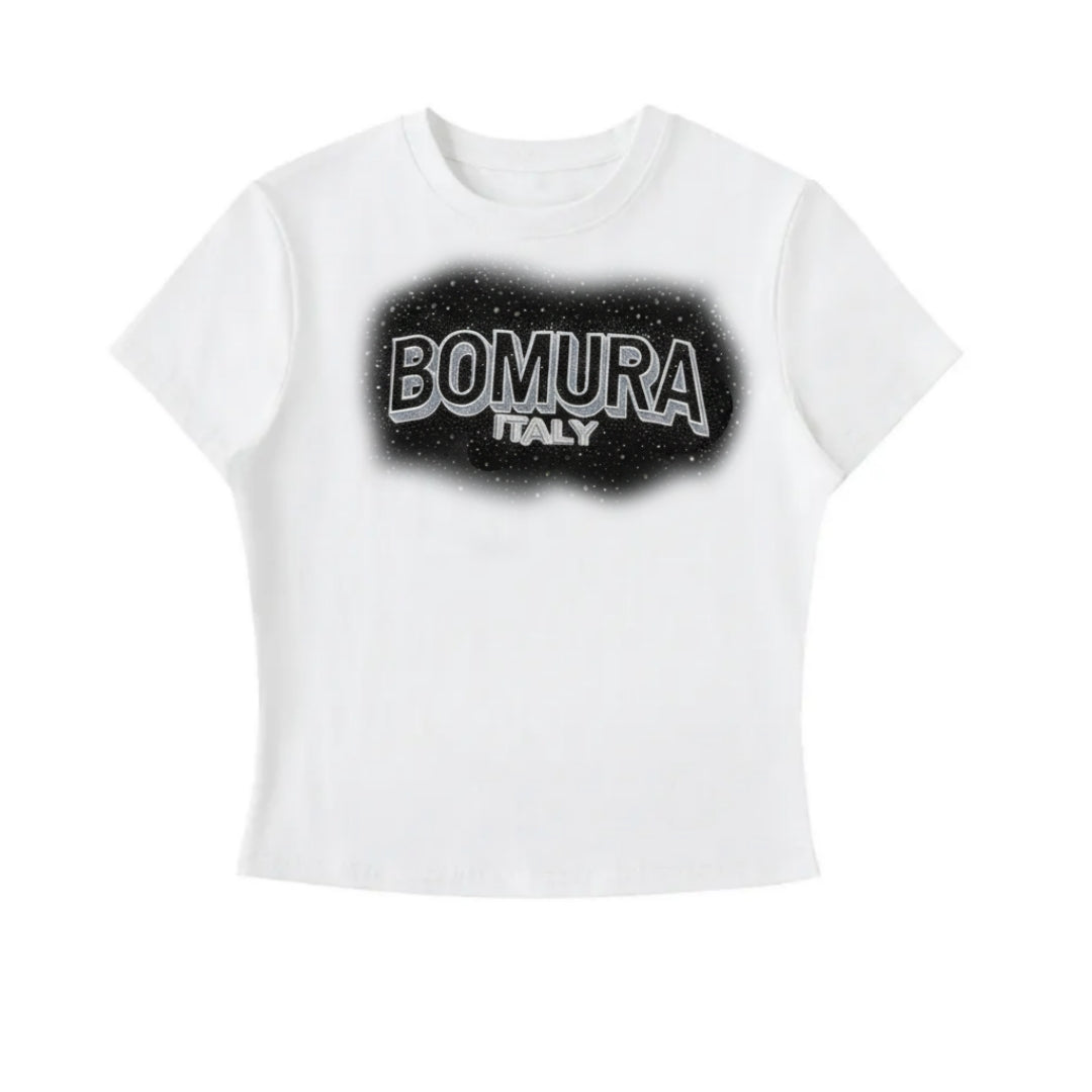 Bomura Italy Nebula Diamond Crystal Tee