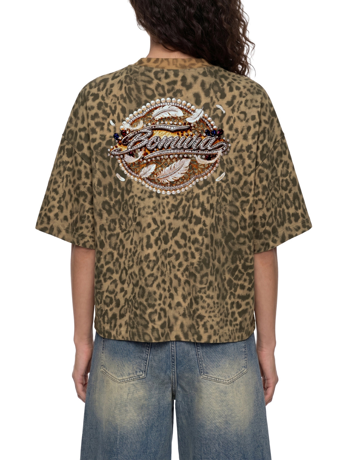 Wild Luxe Savana Leopardo Boxy Tee
