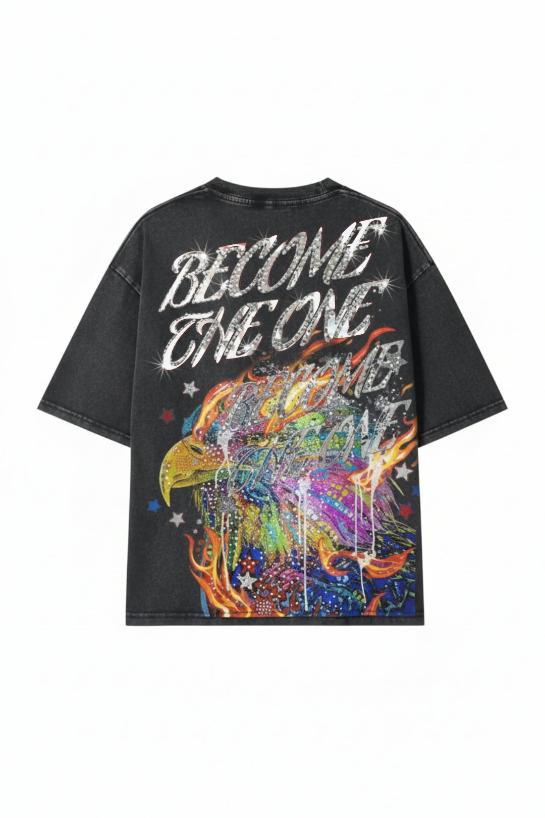 Bomura Collection '26 — Guana Rhinestones Eagle Fallout Tee